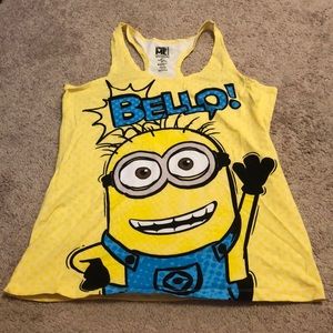 Minions Pajama Tank Top